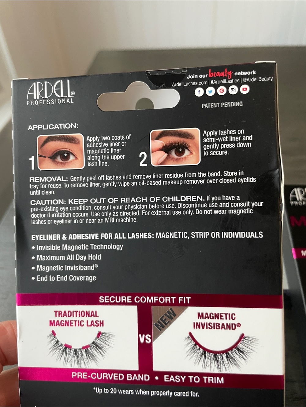 BNIP Ardell Magnetic MegaHold Liner & Lash Duo - 2 Sets - Picture 4 of 6